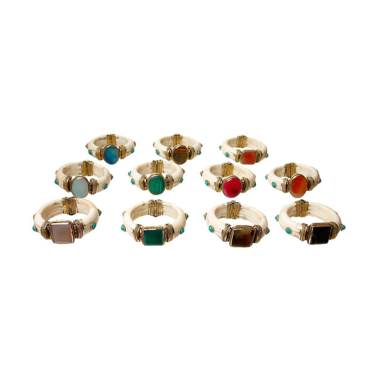 Buffalo Bone Hinge Bracelet
