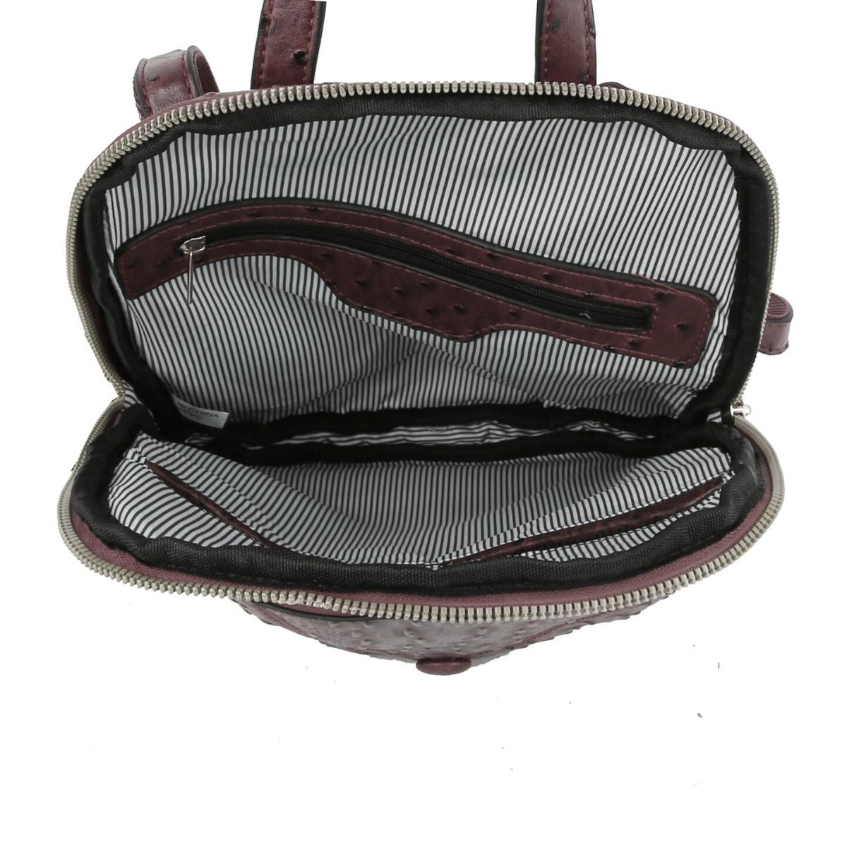Brown Baseball Hat Shaped Backpack
