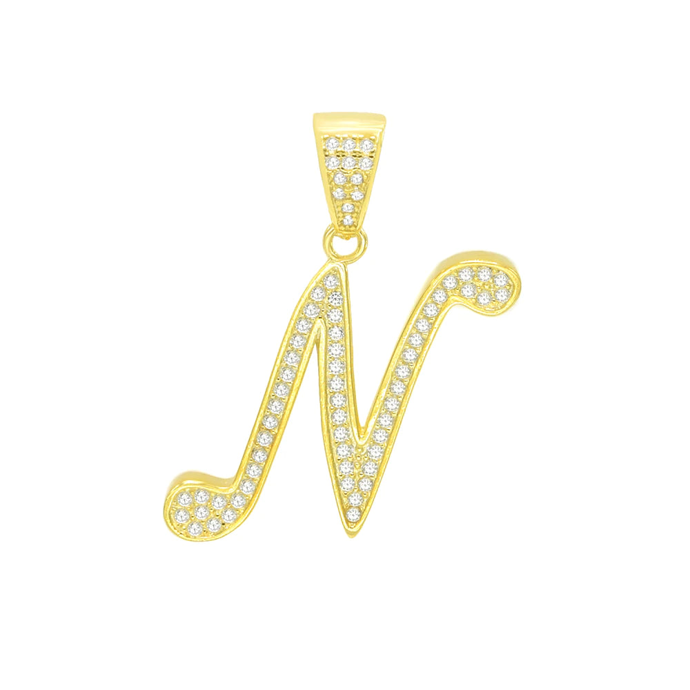 Bling initial Pendant