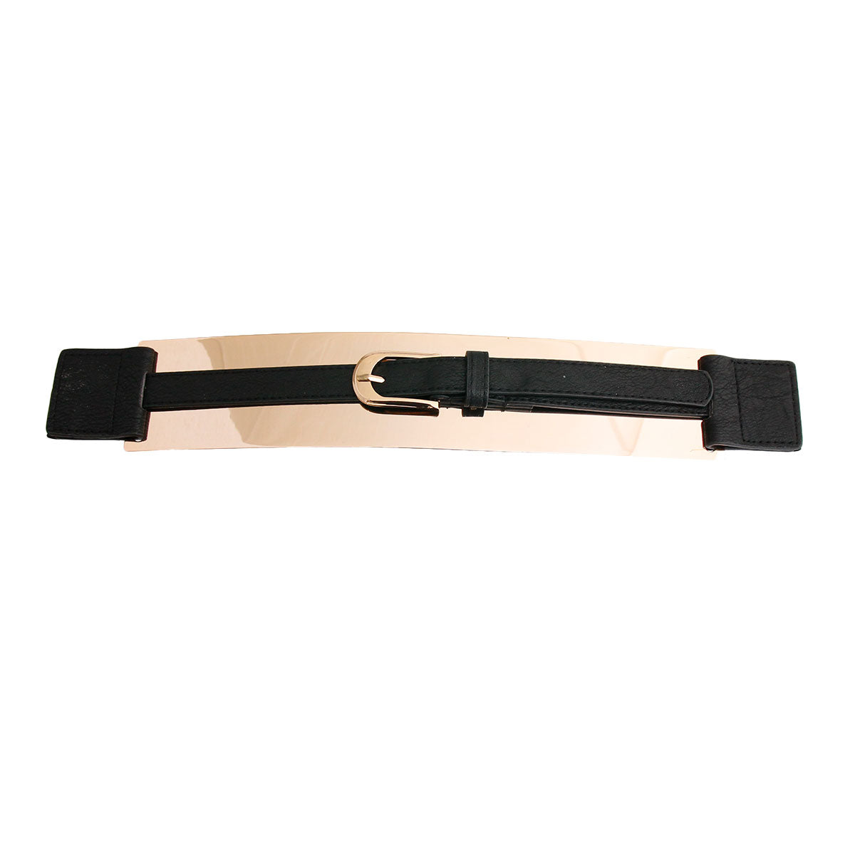 Black Gold Metal Belt