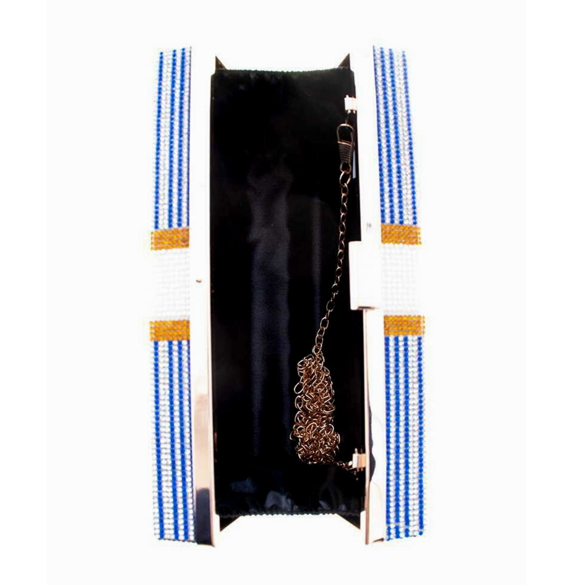 Blue Bling $10K Rectangle Clutch