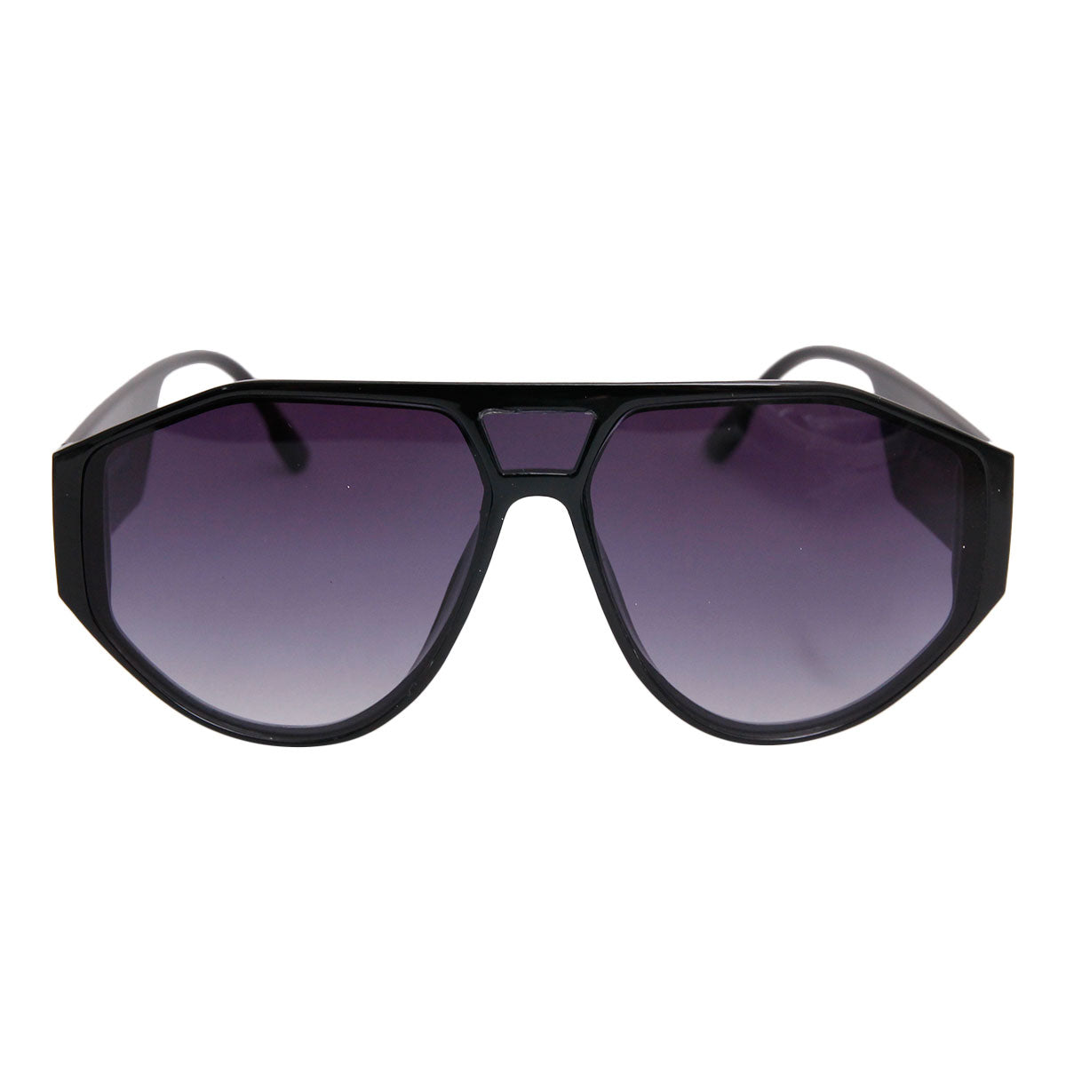 80's Black Rounded Sunglasses